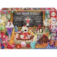 Puzzle - EDUCA - Gelateria - 500 pezzi - 48x34 cm - dai 10 anni - Misto