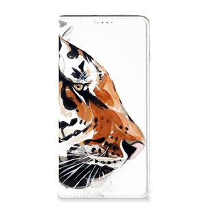 Bookcase Samsung Galaxy A14 4G Watercolor Tiger