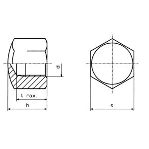 TOOLCRAFT M4 D917-STAHL:A2K 194783 Zeskant dopmoeren M4 Staal Verzinkt 10 stuk(s)