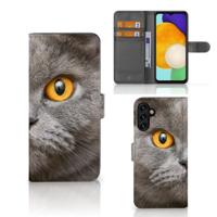 Telefoonhoesje | Met pasjeshouder | Samsung Galaxy A04s | Samsung Galaxy A13 5G Britse Korthaar