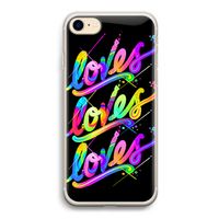 Loves: iPhone 7 Transparant Hoesje