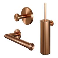Brauer Copper Edition Toilet Accessoireset - 3-delig - PVD - geborsteld koper 5-GK-323