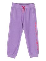 Marc Jacobs Kids pantalon de jogging à logo imprimé - Violet