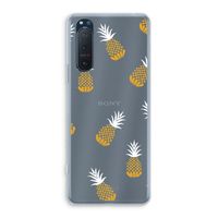 Ananasjes: Sony Xperia 5 II Transparant Hoesje