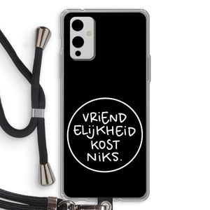 Vriendelijkheid: OnePlus 9 Transparant Hoesje met koord