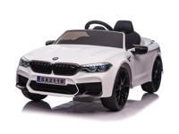 BMW M5, Lederen stoel, Rubberen banden, Accuauto voor kinderen BMW M5, Lederen stoel, Rubberen banden, Accuauto voor kinderen