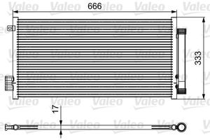 Condensor, airconditioning 814111