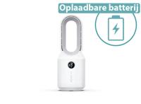 Profile Oplaadbare Tafelventilator - Bladloos Design - Wit