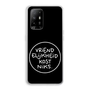 Vriendelijkheid: Oppo A94 5G Transparant Hoesje