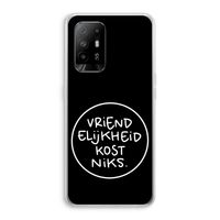 Vriendelijkheid: Oppo A94 5G Transparant Hoesje