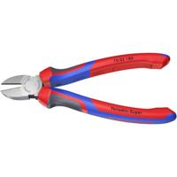 Knipex Seitenschneider 180mm poliert mit PVC-Handschutz Knipex 70 02 180 Werkplaats Zijkniptang Met facet 180 mm
