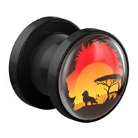 Tunnel met Afrikaans design Acryl Tunnels & Plugs - thumbnail