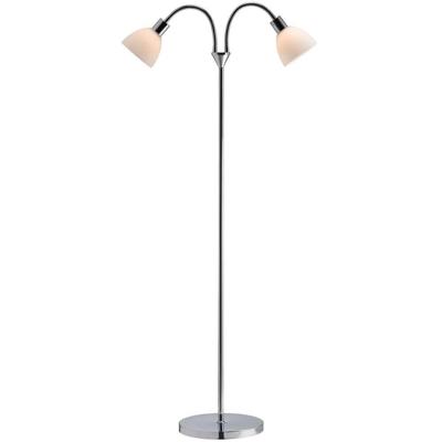 Nordlux VloerlampRay 2-lichts chroom - 63224033