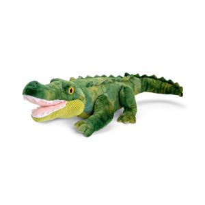 Knuffeldier Krokodil - zachte pluche stof - premium kwaliteit knuffels - groen - 43 cm