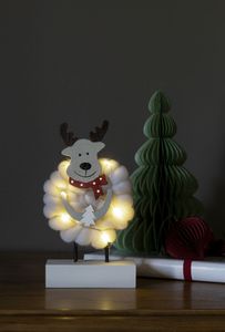 Konstsmide Wood/Cotton Moose Lichtdecoratie figuur 6 gloeilamp(en) LED 0,36 W