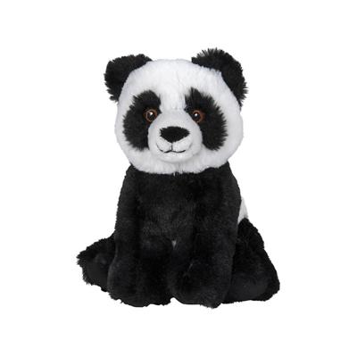 Nature Planet Pluche Pandabeer - knuffelbeer - 16 cm - beren knuffels - speelgoed