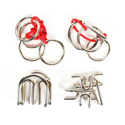Eureka Metalen breinpuzzels extreme, 4st.