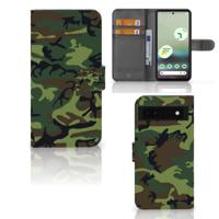 Google Pixel 6A | Telefoon Hoesje | Army Dark