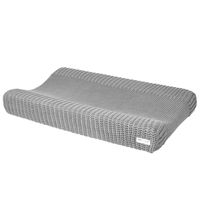 Meyco aankleedkussenhoes gebreid herringbone grey Maat