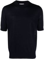 Ballantyne t-shirt fin en laine - Bleu