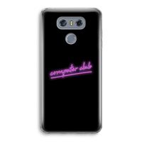 Vice Black: LG G6 Transparant Hoesje