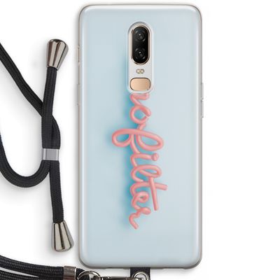 #nofilter: OnePlus 6 Transparant Hoesje met koord