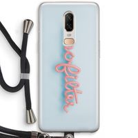 #nofilter: OnePlus 6 Transparant Hoesje met koord