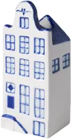 Heinen Delfts Blauw vaas keramiek klokgevel 6x5.5x15cm delfts blauw