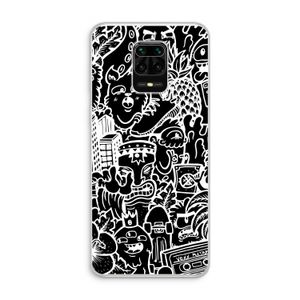 Vexx Black Mixtape: Xiaomi Redmi Note 10 Lite Transparant Hoesje