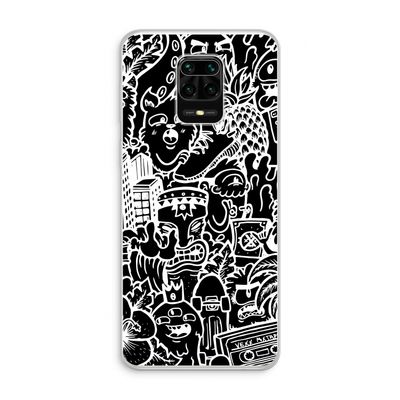 Vexx Black Mixtape: Xiaomi Redmi Note 10 Lite Transparant Hoesje