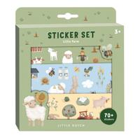 Little Dutch stickerdoos little farm, 3 vellen