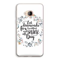 Diamonds: HTC U Play Transparant Hoesje