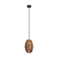 Eglo Landelijke hanglamp Mongu 1 Ø 18cm 43294