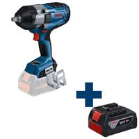 Bosch Professional GDS 18V-1000 Accu Slagmoersleutel 1/2&apos;&apos; 18V BITURBO Basic Body - 06019J8300