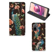 Xiaomi Redmi Note 10 4G | 10S | Poco M5s | Hoesje maken | Pauw met Bloemen