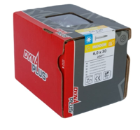 Dynaplus houtbouwschroef verzinkt tellerkop voldraad +snijpunt torx tx30 6.0x30 | 200 stuks - 0286.01.49201