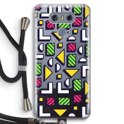 8-bit N°4: LG G6 Transparant Hoesje met koord