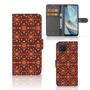 OPPO Reno4 Z Telefoon Hoesje Batik Brown