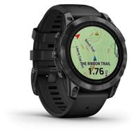 Garmin - Epix Pro (Gen2) - orologio collegato ad alte prestazioni - 47mm - acciaio, grigio con braccialetto nero