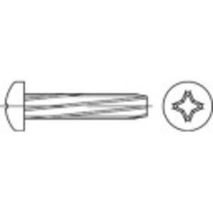 TOOLCRAFT 141772 Tapschroeven M6 30 mm Kruiskop Phillips DIN 7516 Staal Galvanisch verzinkt 500 stuk(s)