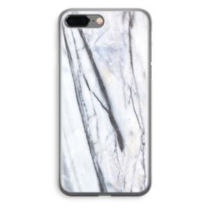 Gestreepte marmer: iPhone 8 Plus Transparant Hoesje