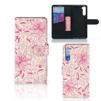 OnePlus Nord Hoesje Pink Flowers - thumbnail