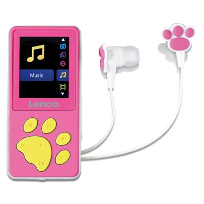 LENCO Xemio-560PK - MP3/MP4 speler met 8GB geheugen - Roze