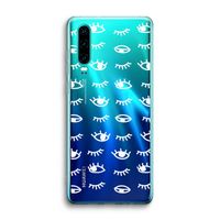Eye pattern #3: Huawei P30 Transparant Hoesje