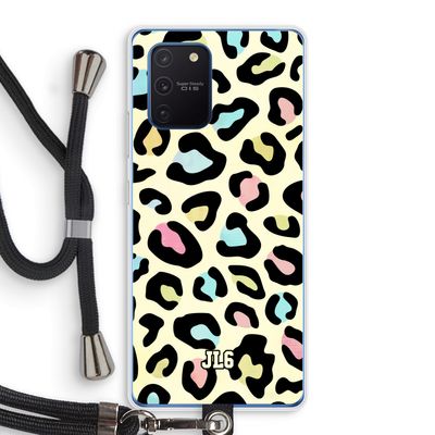 Leopard pattern: Samsung Galaxy Note 10 Lite Transparant Hoesje met koord
