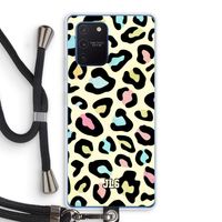 Leopard pattern: Samsung Galaxy Note 10 Lite Transparant Hoesje met koord