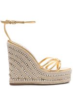 Sophia Webster espadrilles Alina 140 mm à semelle compensée - Or