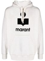 MARANT hoodie Miley à logo imprimé - Gris