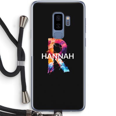 Abstract Spectrum: Samsung Galaxy S9 Plus Transparant Hoesje met koord