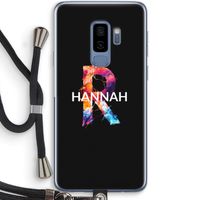Abstract Spectrum: Samsung Galaxy S9 Plus Transparant Hoesje met koord